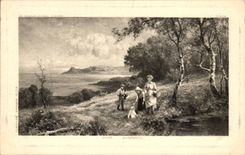 CPA Fantaisie Paysage WAlbouhn Ete Enfants