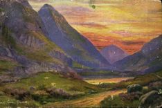 CPA Fantaisie Paysage Glencoe