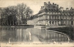 Fontainebleau CPA the palate the pond and the museum of the house