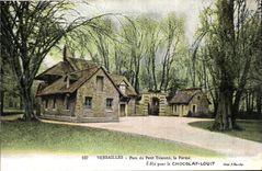 Versailles CPA Park of Small Trianon the farm