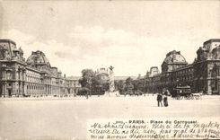 Paris CPA Place du Carrousel
