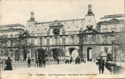 Paris CPA les tuileries Guichets du carrousel