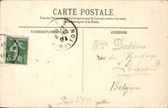 Paris CPA Panorama towards the place of the harmony and the Seine