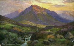 CPA Landscape Mountain Ballachulish near Glencoe