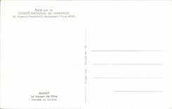 CPA Fantaisie Manet Le joueur de flute