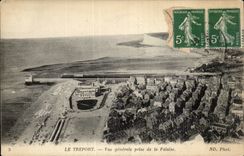 CPA Treport die Ansicht vertreten von der Klippe