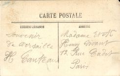 CPA Versailles the basin of Neptune large water