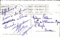 CPA Nice Seen from of the Borou Mount