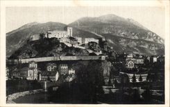 CPA Lourdes the strong castle