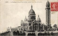 Paris CPA Basilique du Sacre Coeur 