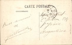 Paris CPA Arc de triomphe du CArrousel ( jardin des Tuileries )