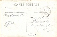 Paris CPA Statue of the Republic