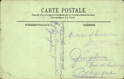 Paris CPA the street Turbigo and Statue of the Republic