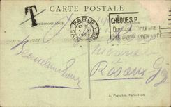 Paris CPA the boulervard and carries it St Denis