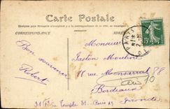 Paris CPA Statue of the Republic