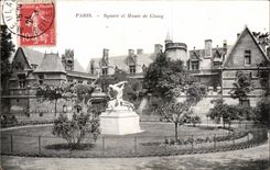 Paris CPA Public garden and Musee of Cluny