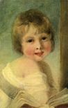 CPSM Hoppner Jeuen efemme et enfant Musee du louvre Paris