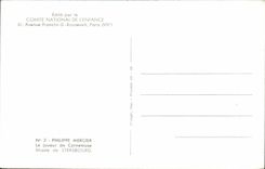 CPSM Philippe Mercier Le joueur de cornemuse Strasbourg