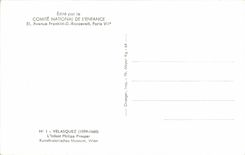 CPSM VElazquez L'infant Philipp Prosper Wien Chien dog