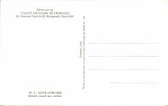 CPSM Goya Enfants jouant aux soldats