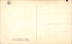 CPA Memling Adoration des mages Presentation au temple Volet du tryptique