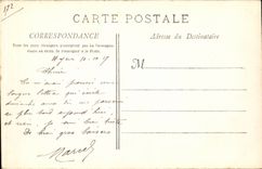 Hyeres Palmen CPA gesehen vom alten Schloss