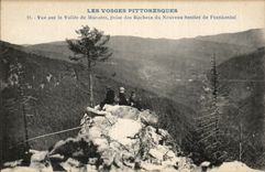 CPA Seen on the valley of Munster taken of the rocks of the new path of Frankental