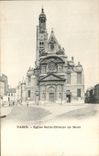Paris CPA Church Saint Etienne of the Mount