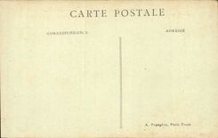 Paris CPA Places Harmony Fountains and the obelisk