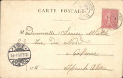 Statue Paris-CPA von Jeanne des Bogens