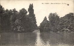 Paris CPA Bois de Boulogne Le lac