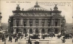 Paris CPA place de l'opera 
