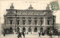 Paris CPA place de l'opera 