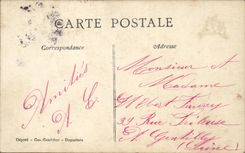 CPA Fantasy Militaria Woman