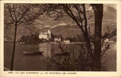 CPA Lake Annecy the castle of Duingt