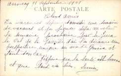 CPA Savoy Lake Annecy Seen of the collar of Forciaz Climbing of the Spinner