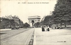 Paris CPA Avenue du Bois de Boulogne