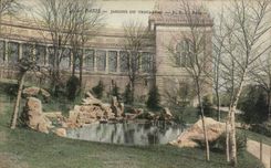 Paris CPA Trocadero Gardens