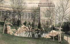Paris CPA Trocadero Gardens