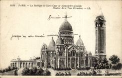 Paris CPA Basilique du Sacre Coeur Montmartre