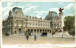 Paris CPA Colonnade du Louvre Monument de Gambetta