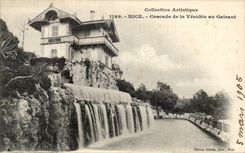 Nice CPA Cascades of Vesubie in Gairaut