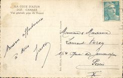 Cannes CPA Seen from of Suquet