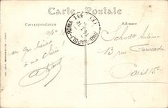 Cannes CPA the walk of the small cross and the municipal casino