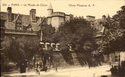 Paris CPA museum of Cluny