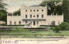 Paris cPA La villa de Longchamp au Bois de Boulogne