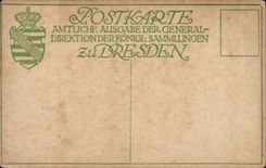 CPA Fantaisie Antonius Van Dyck Chien Dog