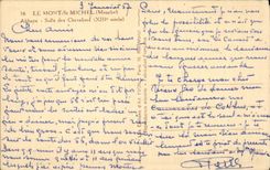 Mont Saint mcihel CPA Room Abbey of the knights