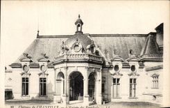 Castle of chantilly CPA Entering of the hall