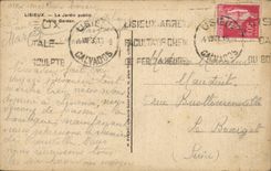 CPA Lisieux der allgemeine Garten